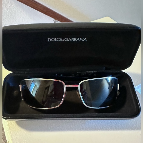 Dolce & Gabbana Accessories - Dolce & Gabbana Silver and Black Sunglasses